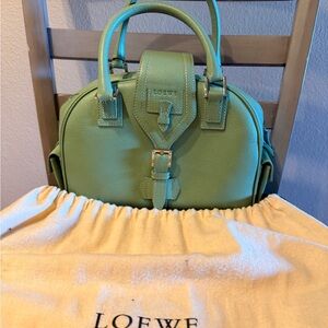 Loewe Mint Green Satchel Bag